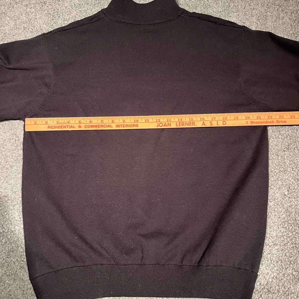 Scottish Winds Sweater Black Men's Medium - Picture 5 of 6